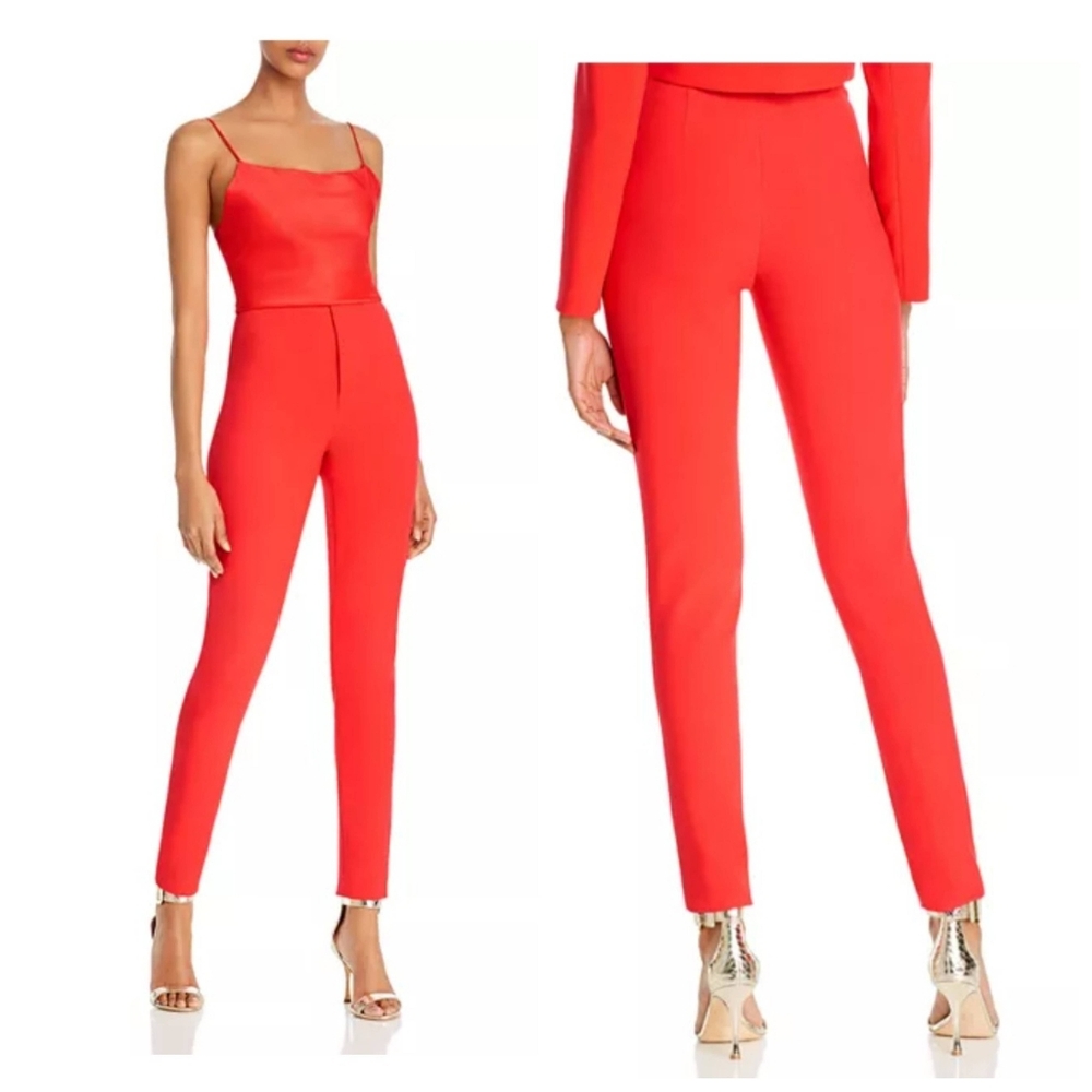 Alice + Oliva Lorinda Slim-Fit High-Waist Cropped Pant Size 4 - Picture 4 of 16